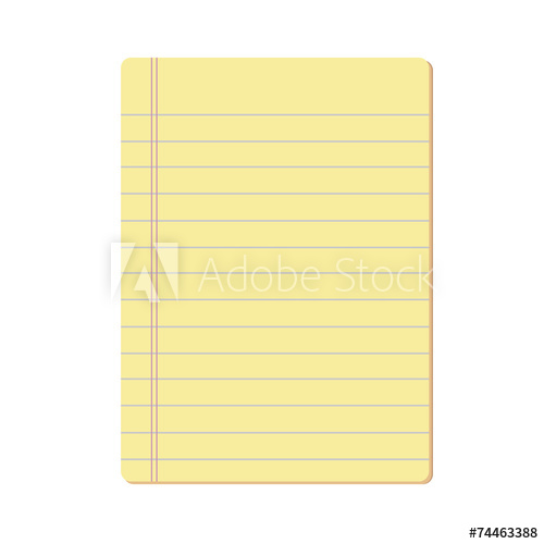 500x500 Blank Notepad Vector
