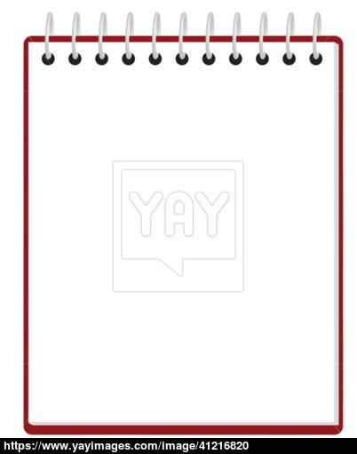 402x512 Blank Notepad Vector