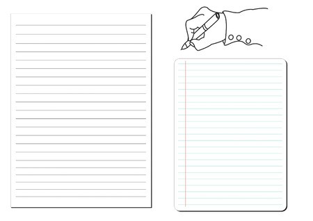 450x318 Notepad Vector Illustration Royalty Free Vector Graphics