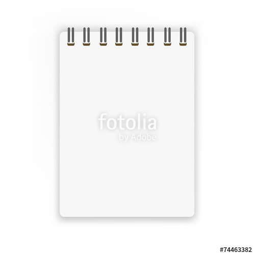 500x500 Notepad Vector Stock Image And Royalty Free Vector