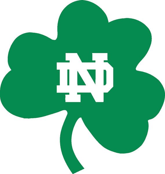 Notre Dame Fighting Irish Wall Car Logo Sticker 570x601 Notre Dame Fighting Irish Wall Car Logo Sticker