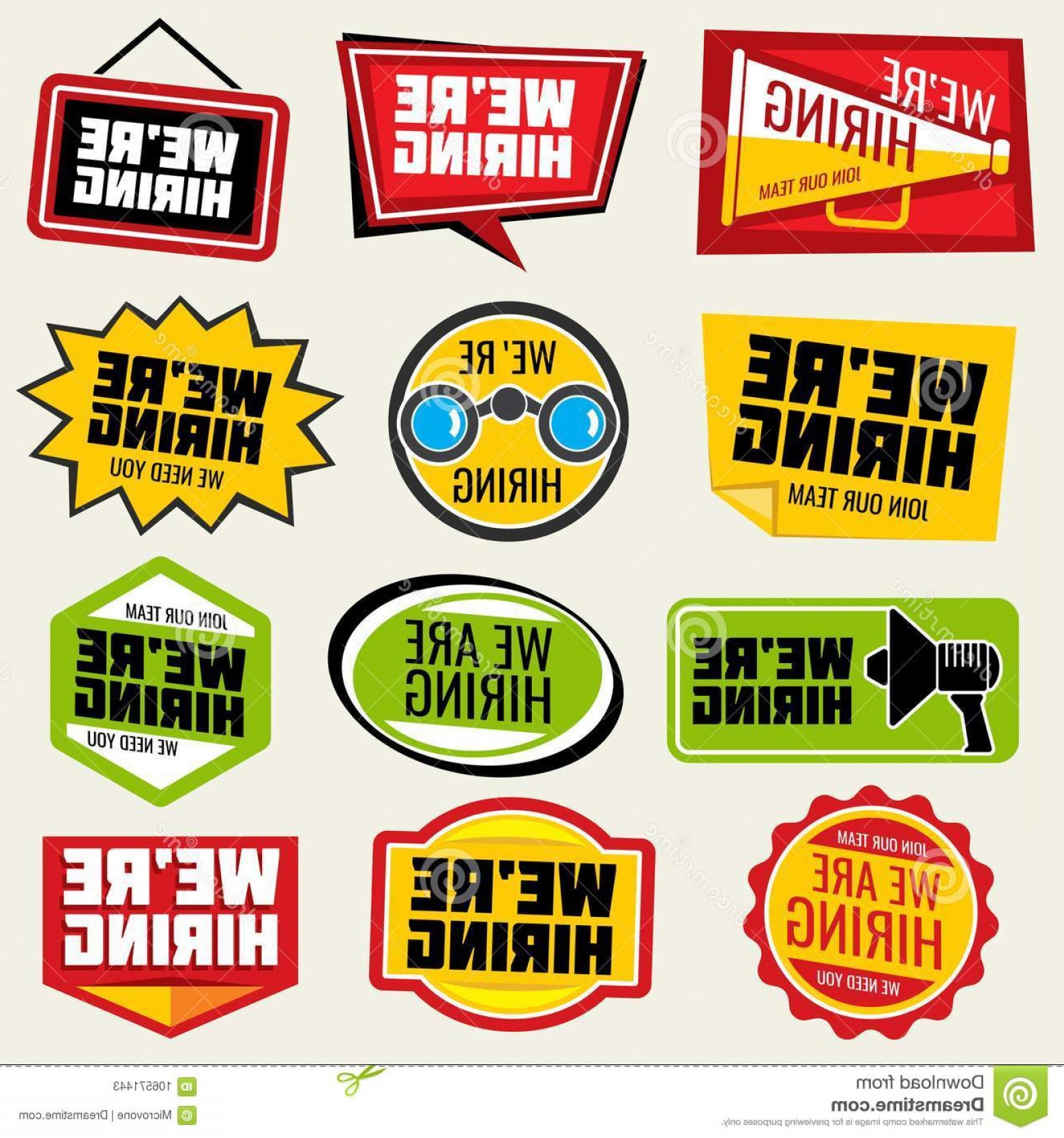 1560x1668 Now Hiring Vector Signs Employment Opportunity Stickers Now Hiring