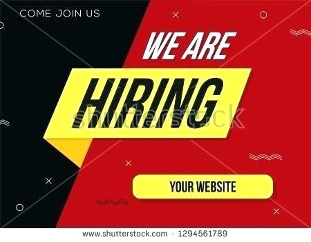 450x351 We Are Hiring Template