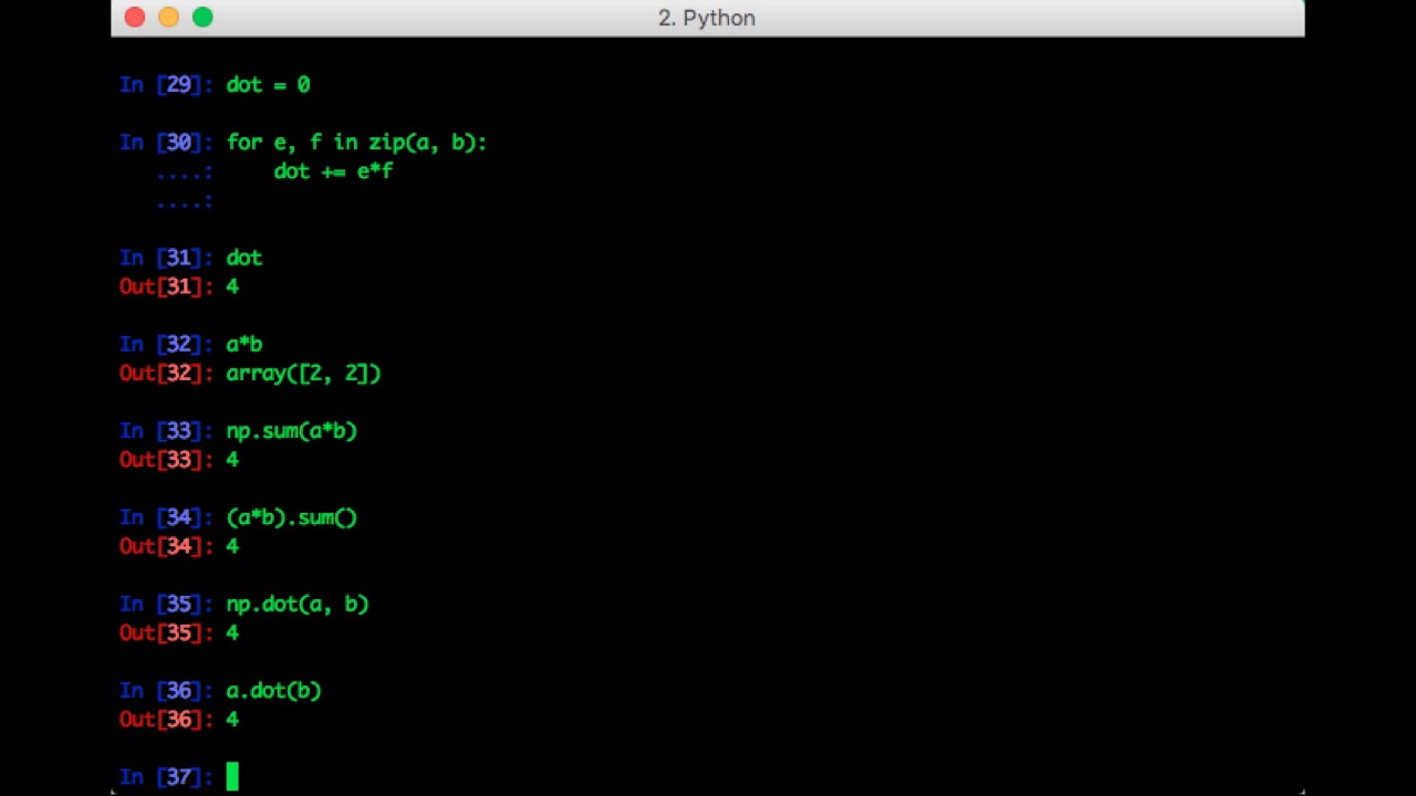 The Numpy Stack In Python 1280x720 The Numpy Stack In Python