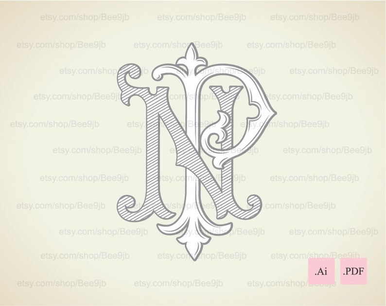 Vintage Monogram Pn Np Wedding Logo Wedding Clip Art Etsy 794x629 Vintage Monogram Pn Np Wedding Logo Wedding Clip Art Etsy