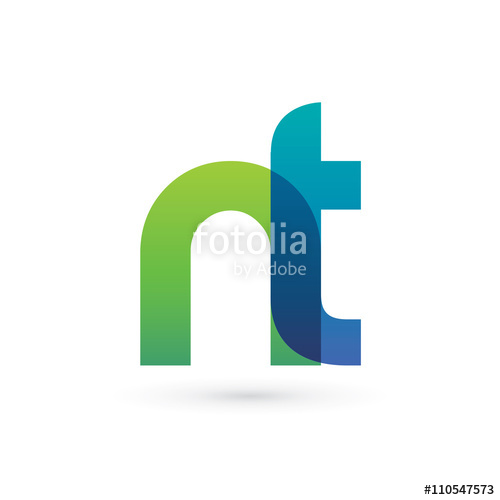 500x500 Modern Colorful Letter N T Logo Stock Image And Royalty Free