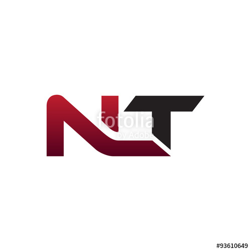 500x500 Modern Initial Logo Nt Stock Image And Royalty Free Vector