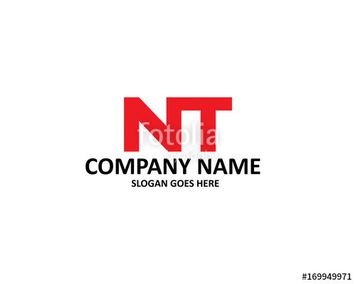 500x400 Nt Letter Logo Stock Image And Royalty Free Vector