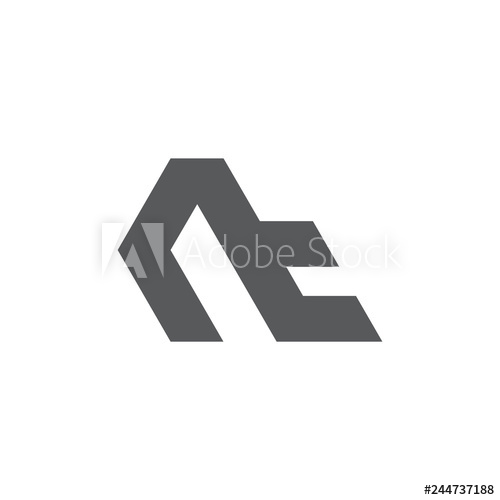 500x500 Letters Nt Simple Geometric Logo Vector