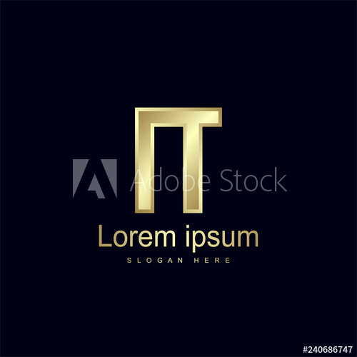 500x500 Initial Letter Nt Logo Template Vector Design
