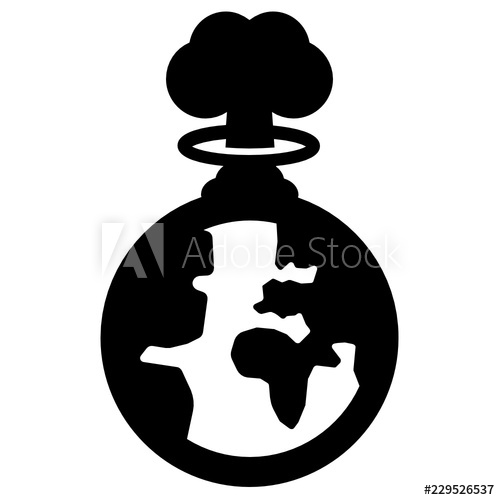 Nuclear Bomb Vector Icon 500x500 Nuclear Bomb Vector Icon