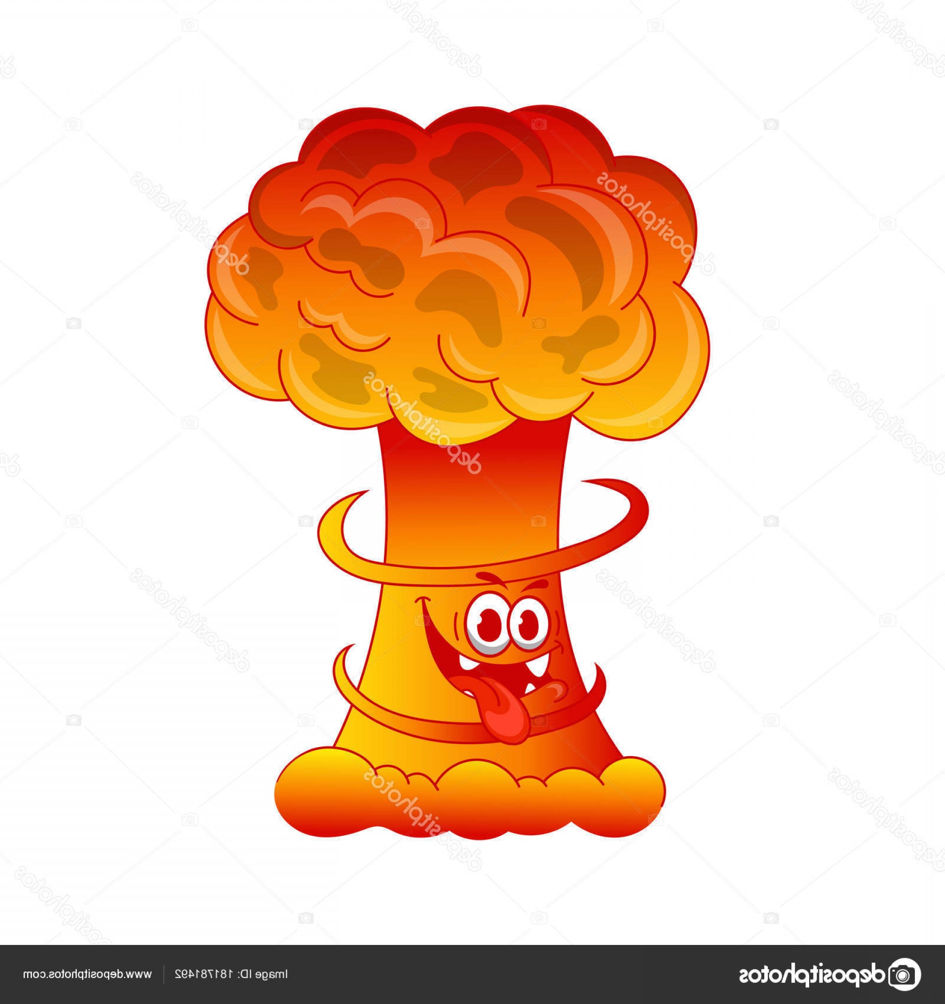 Stock Illustration Cartoon Nuclear Explosion Vector Illustration 1920x2040 Stock Illustration Cartoon Nuclear Explosion Vector Illustration