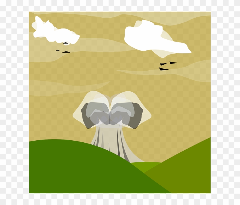 840x720 Free Vector Nuclear Explosion Clip Art