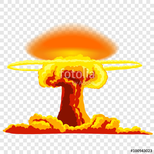 500x500 Nuclear Explosion With Dust Stock Image And Royalty Free Vector