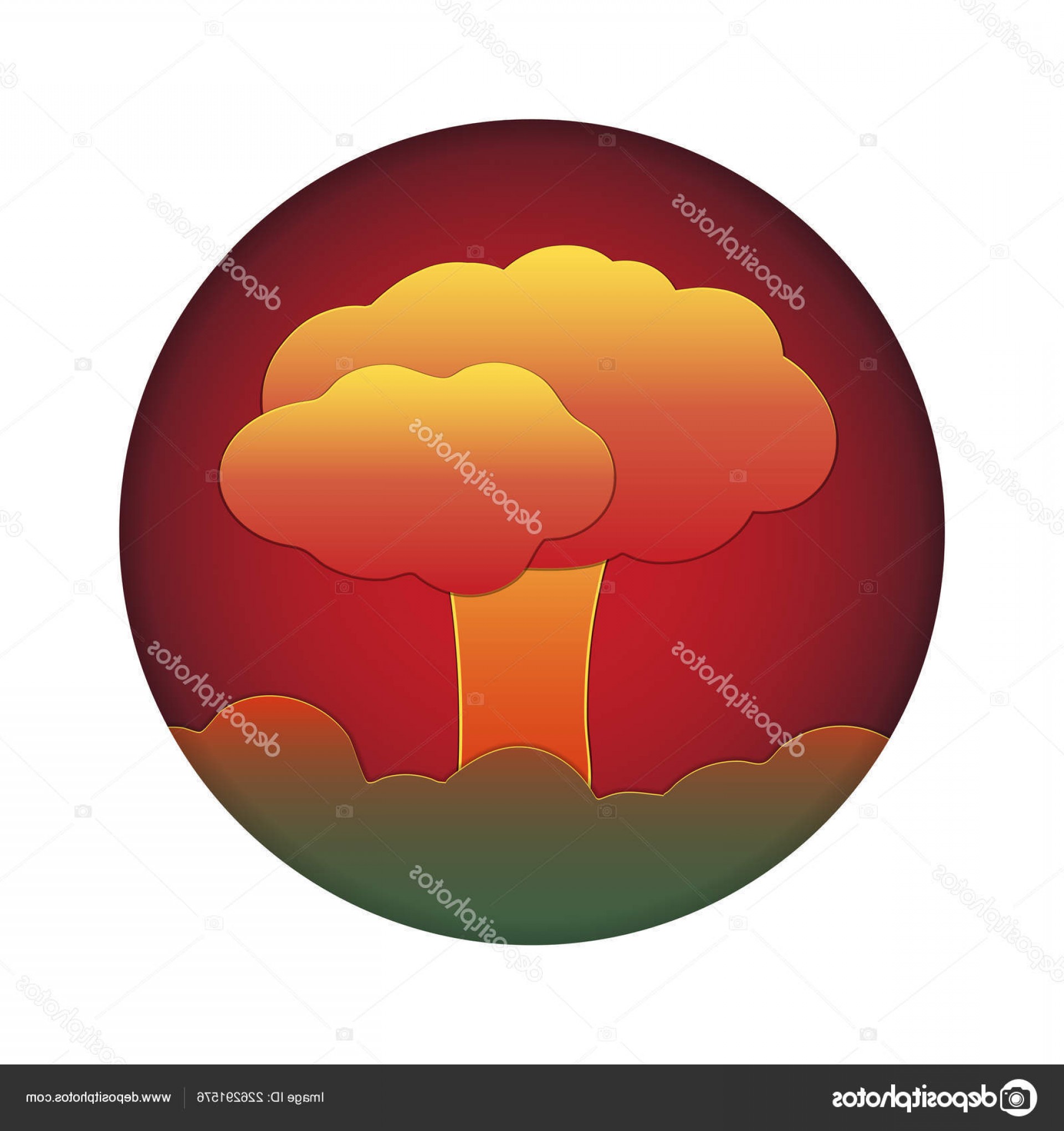 1920x2040 Stock Illustration Nuclear Explosion Atomic Bomb City Createmepink