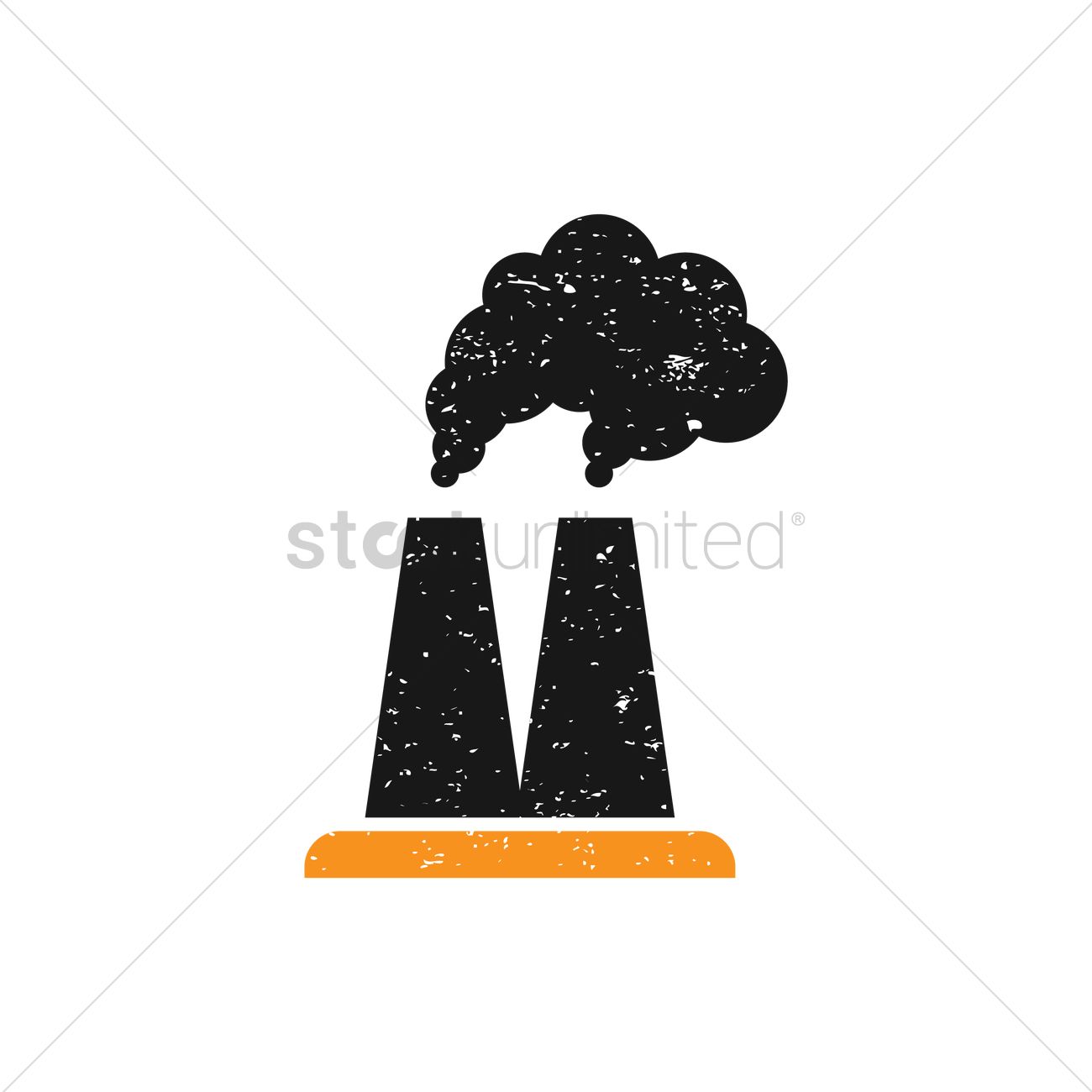 1300x1300 Nuclear Power Plant Vector Image