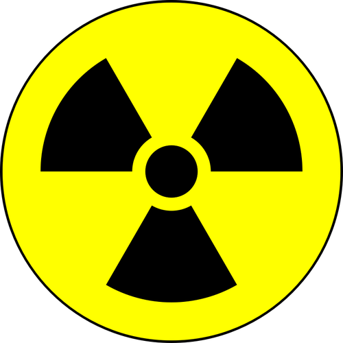 Round Nuclear Waste Warning Sign Vector Image 500x500 Round Nuclear Waste Warning Sign Vector Image