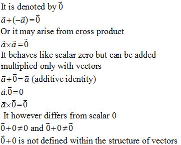 null vector group biology