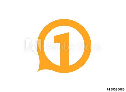 500x368 Number Logo Vector Logotype Design