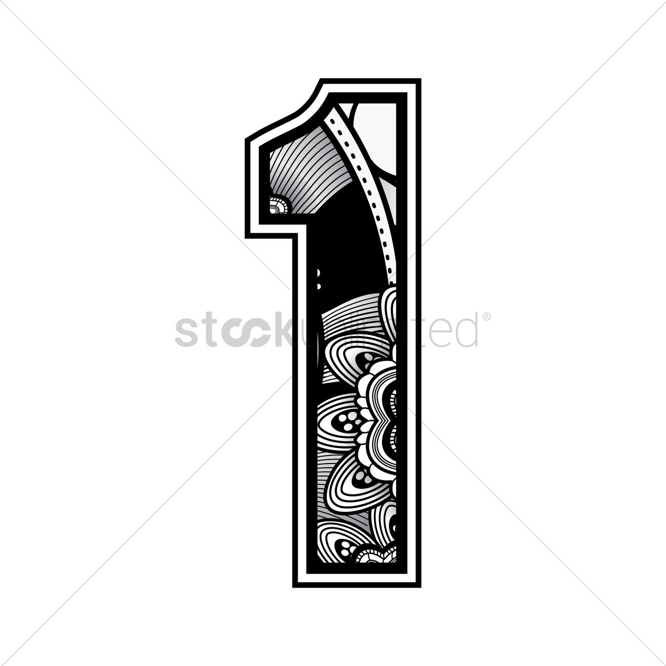 Number 1 Vector at Vectorified.com | Collection of Number 1 Vector free ...