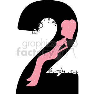 300x300 Number Girly Clipart Royalty Free Gif, Png