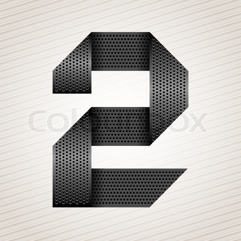 800x800 Number Metal Ribbon