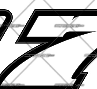 325x300 Vector Racing Number Set School Of Racing Graphics