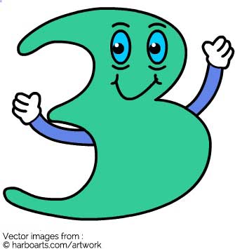 335x355 Download Cartoon Number