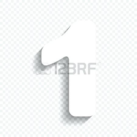 450x450 Number Sign Design Template Element Vector White Icon With Soft