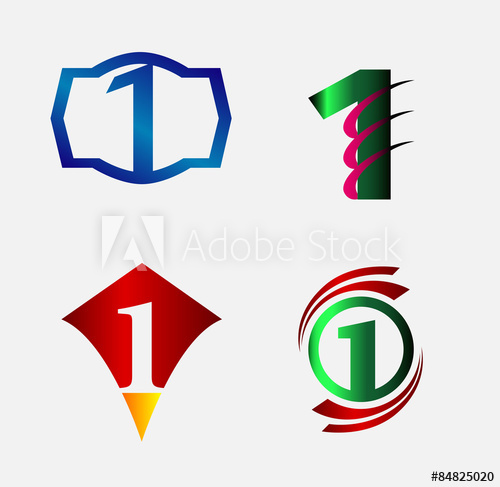 500x487 Number Logo Design Number One Logo Logo Vector