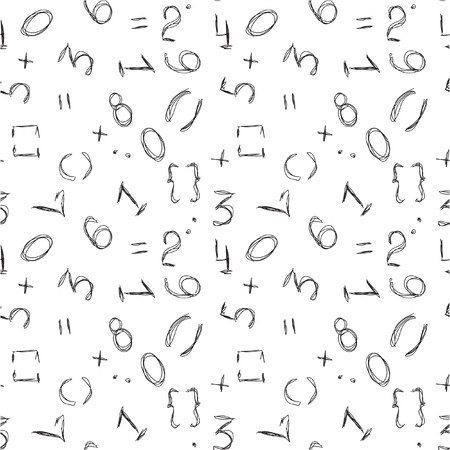450x450 Numbers Background Mathematical Seamless Pattern Numbers