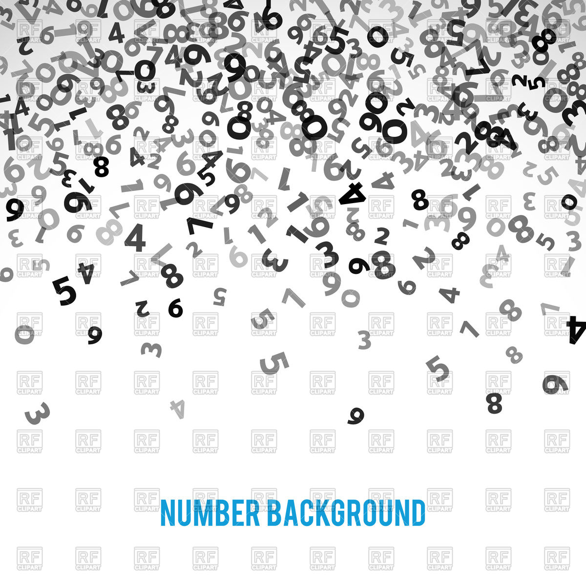1200x1200 Abstract Math Number Background Vector Image Of Backgrounds