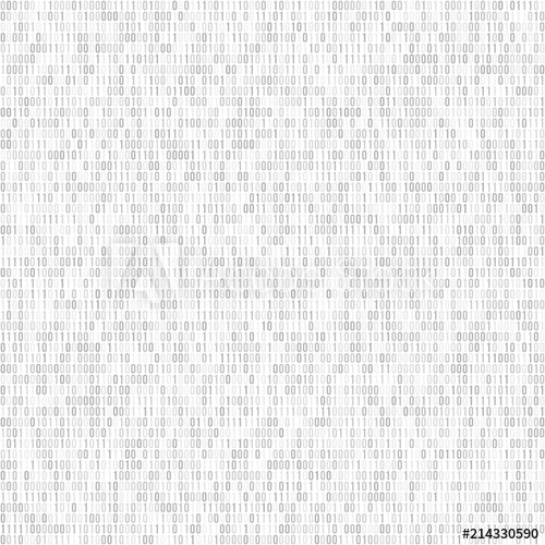 500x500 Binary Code Vector Background With Numbers One And Zero Seamless
