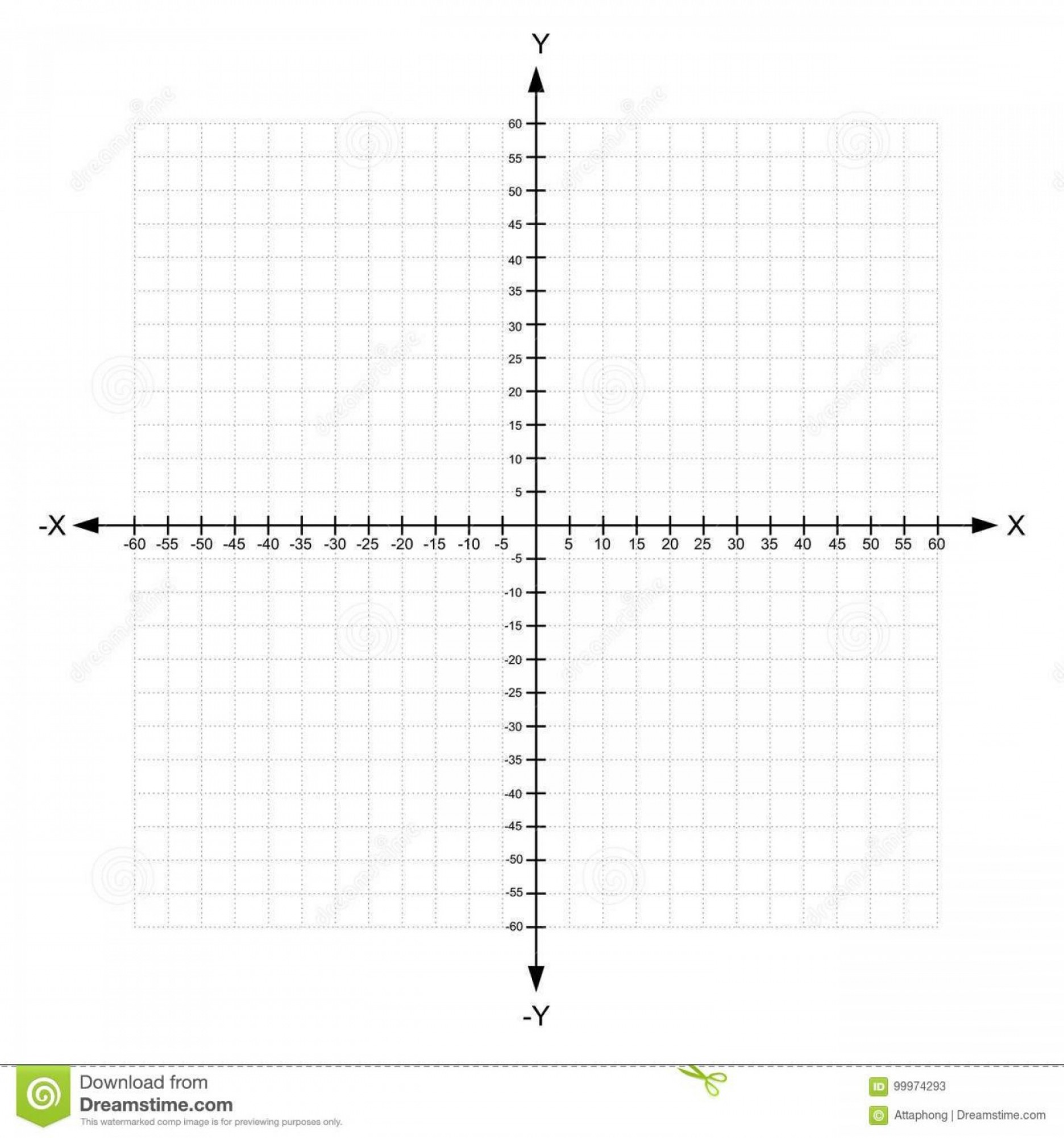 1872x2001 Blank Y Axis Cartesian Coordinate Plane Numbers Dotted Line White