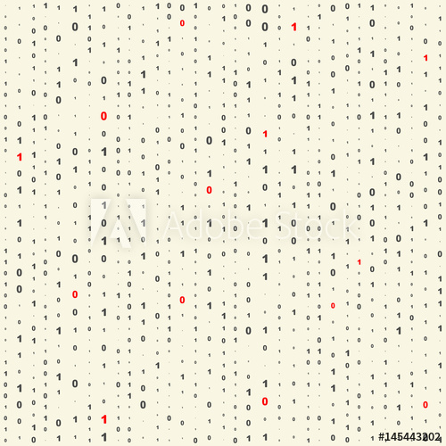 500x500 Seamless Binary Code Background Vector Numbers Texture