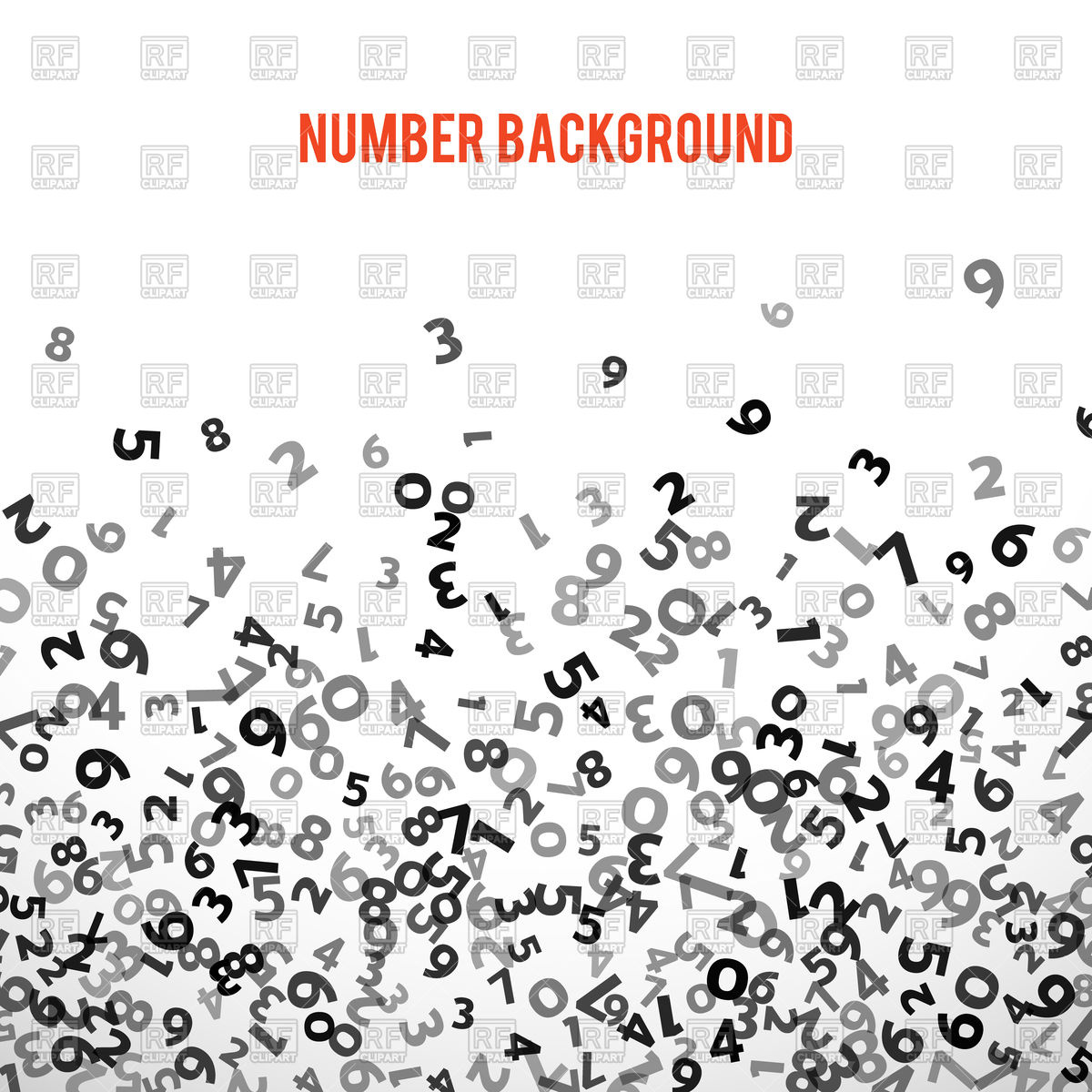 1200x1200 Abstract Math Number Background Vector Image Of Backgrounds