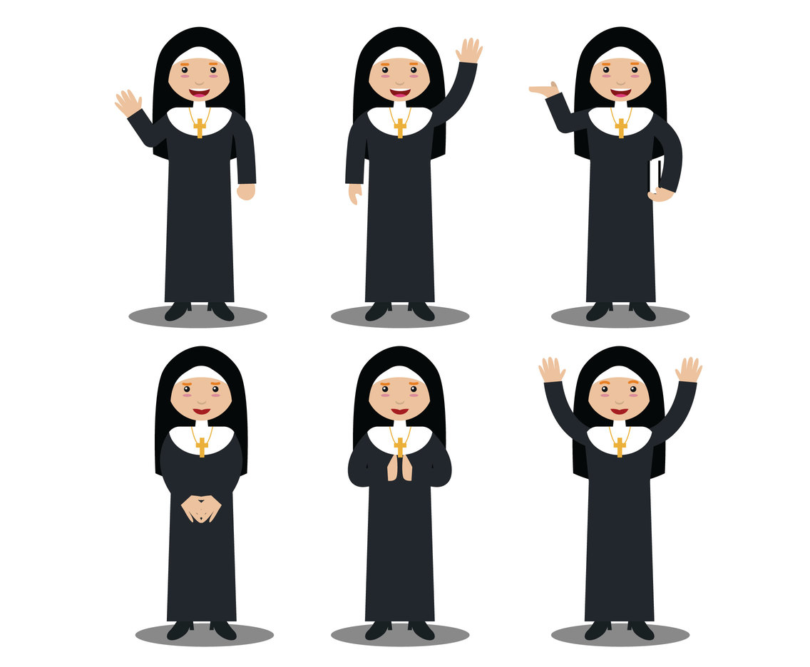 Nun Vector at Vectorified.com | Collection of Nun Vector free for ...