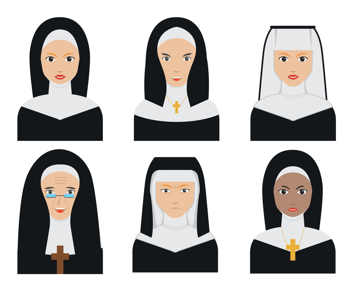 Nun Vector at Vectorified.com | Collection of Nun Vector free for ...