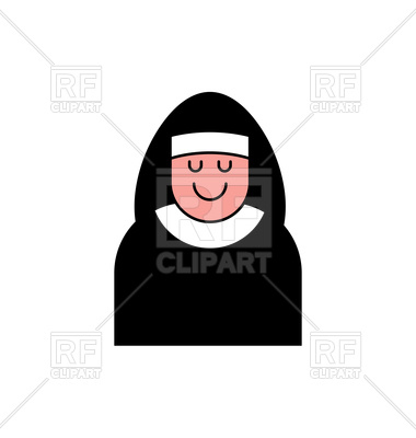 380x400 Nun Icon Vector Image Of People Maryvalery