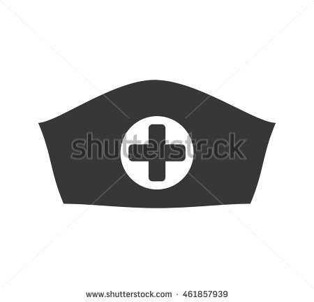 450x432 Nurse Hat Silhouette