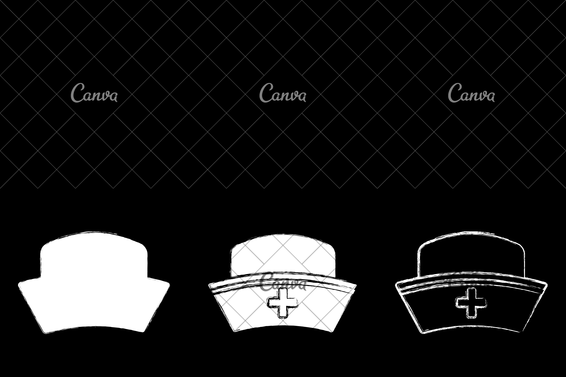 2400x1600 Nurse Hat Vector