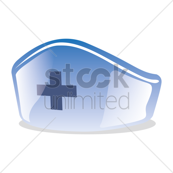 600x600 Nurse Hat Vector Image