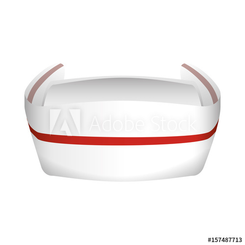 500x500 Nurse Hat Isolated Vector Illustration Icon Graphic Design