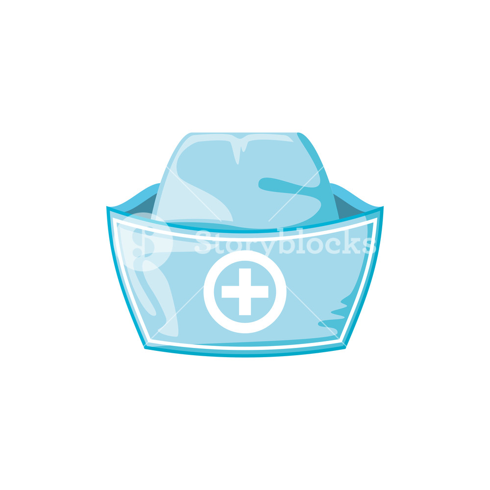 1000x1000 Nurse Hat Isolated Icon Vector Illustration Design Royalty Free