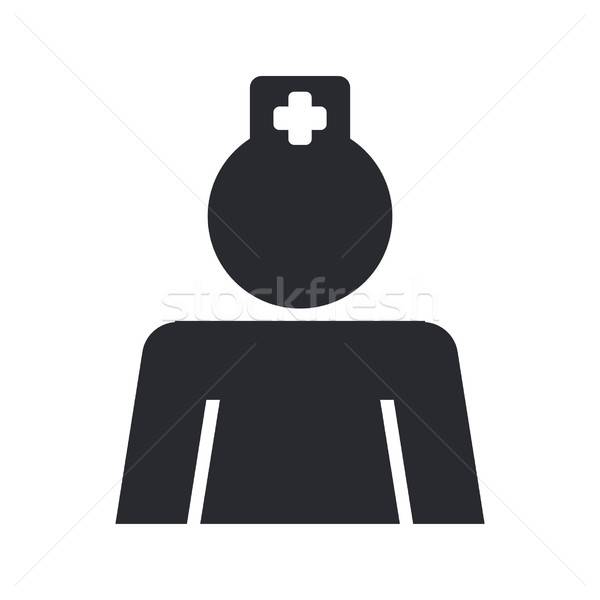 600x600 Nurse Icon Vector Illustration Myvector