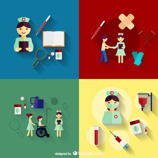 626x626 Nursing Icons Vector Free Download
