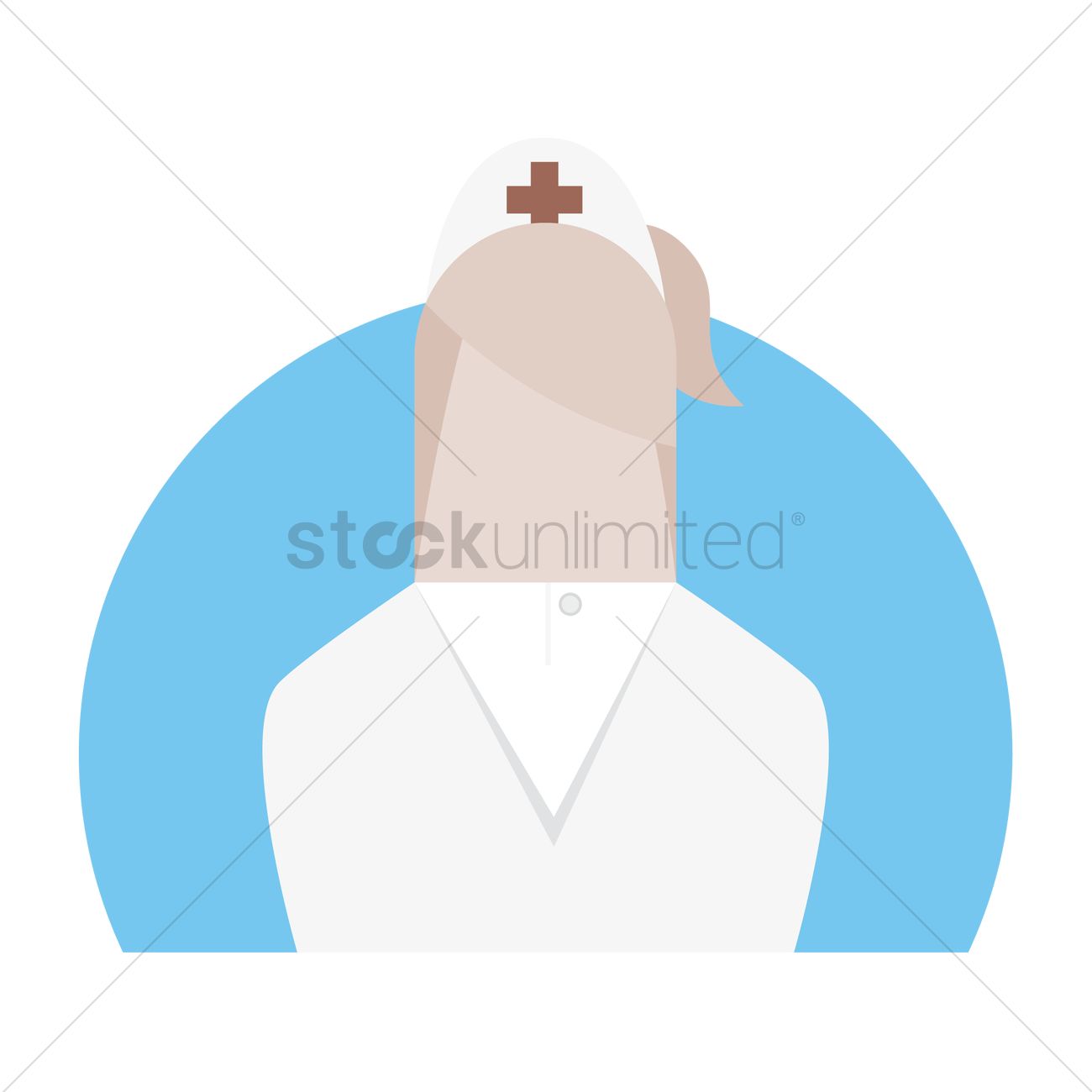 1300x1300 Free A Nurse Icon Vector Image
