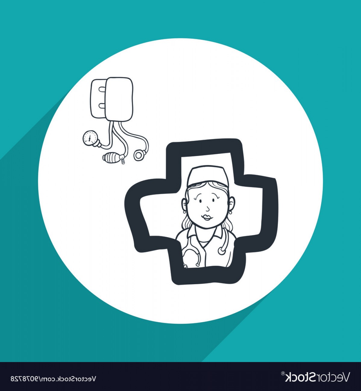 1198x1296 Medical Care Design Nurse Icon Flat Vector Hoodamathrun