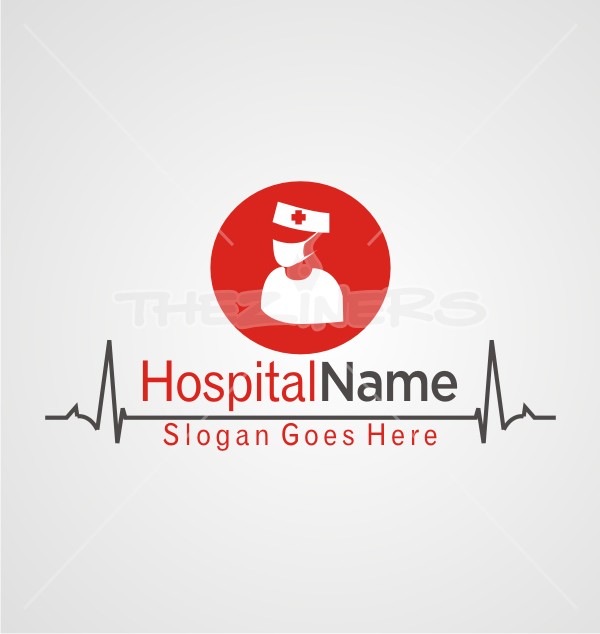 600x634 Nurse Abstract Hospital Logo Vector