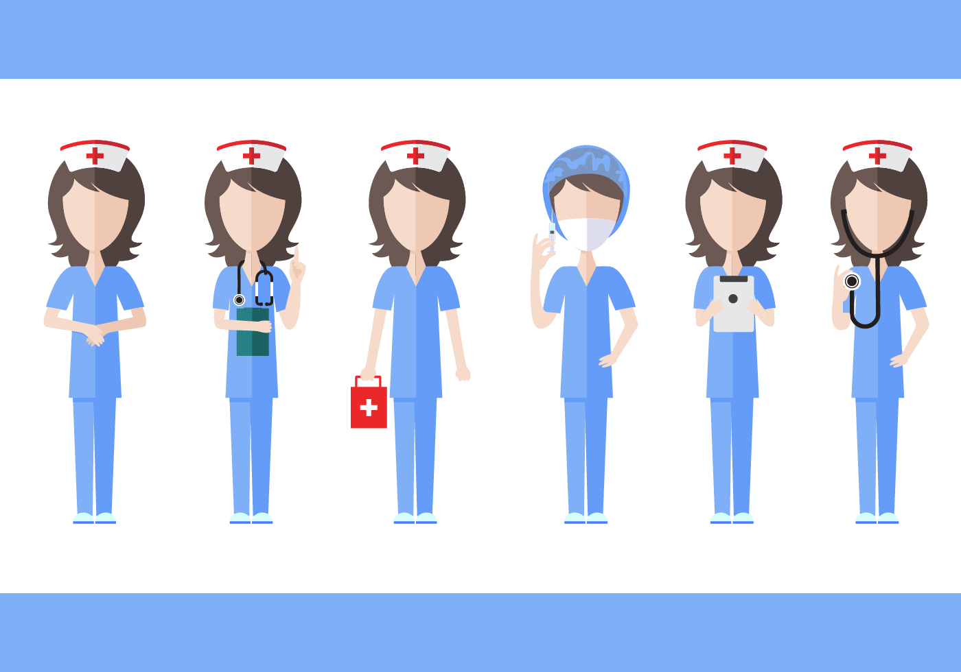 1400x980 Nurse Free Vector Art